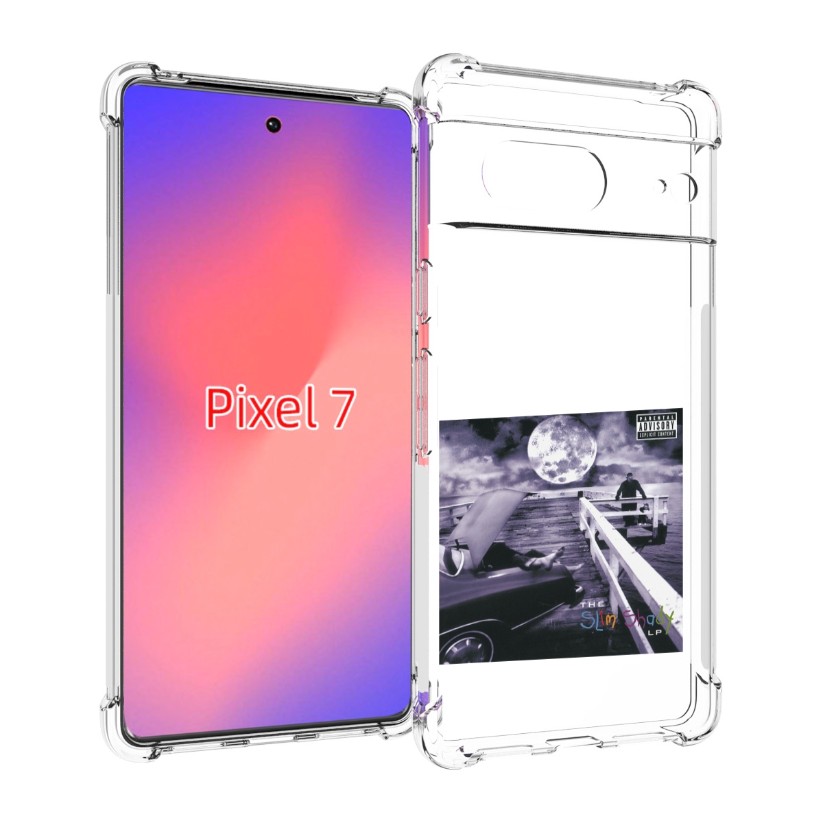 

Чехол Mypads Eminem The Slim Shady Lp Для Google Pixel 7, Прозрачный, Tocco