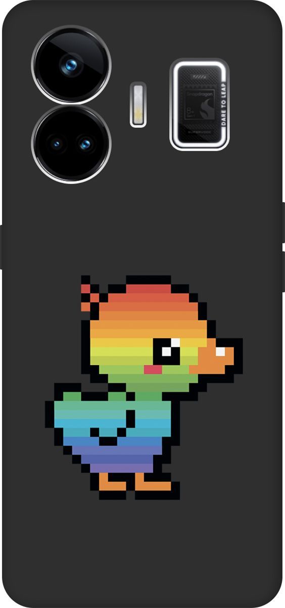

Чехол на Realme GT Neo 5 "Pixel Duck" черный, Черный;желтый, 158685