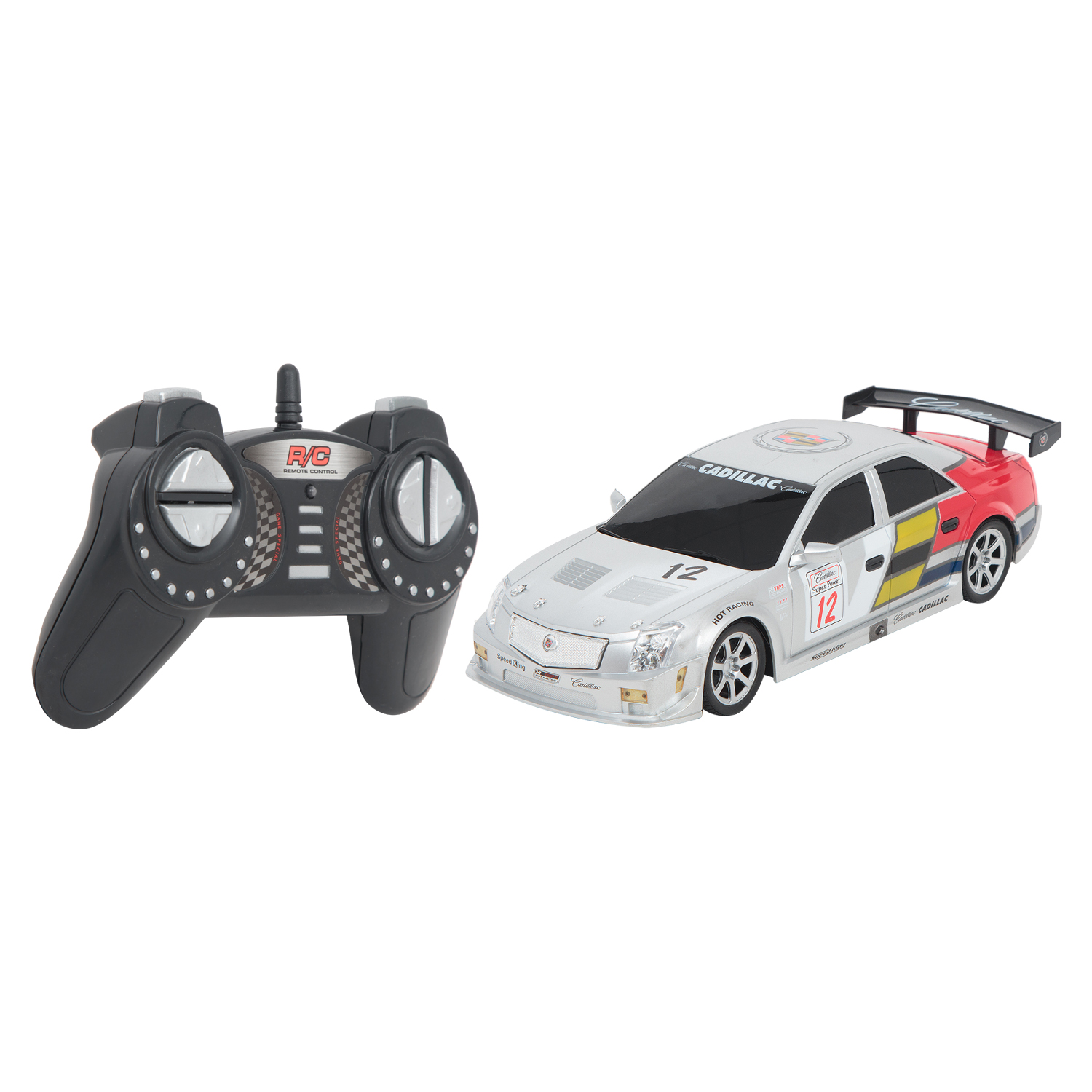 

Машина на радиоуправлении Maxi Car Vip Line Cadillac CTS-V, 1:18, серебряный