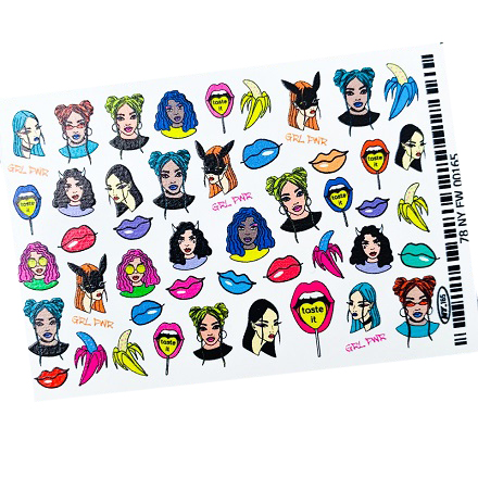 

Cлайдер Anna Tkacheva NY №165 Девушки. Pop Art