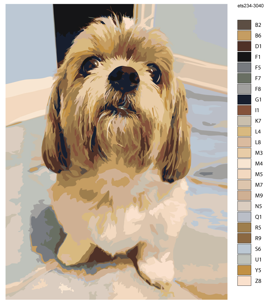 

Картина по номерам, "Живопись по номерам", 45 х 60, ets234-3040, ets234-3040