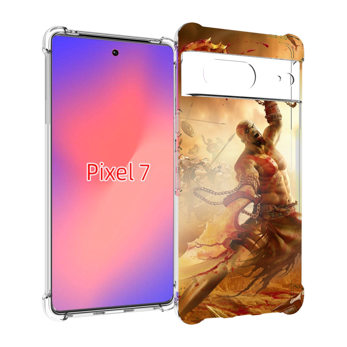 

Чехол Mypads God Of War Iii Для Google Pixel 7, Прозрачный, Tocco
