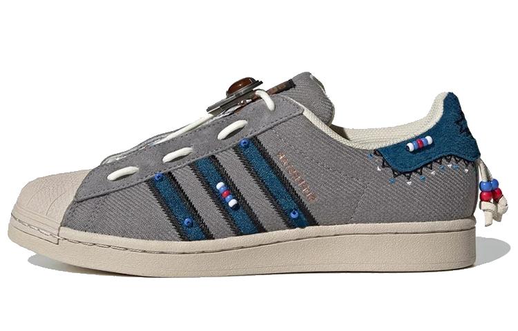 

Кеды унисекс Adidas Superstar Laceless Street Folk серые 36 EU, Серый, Superstar Laceless Street Folk