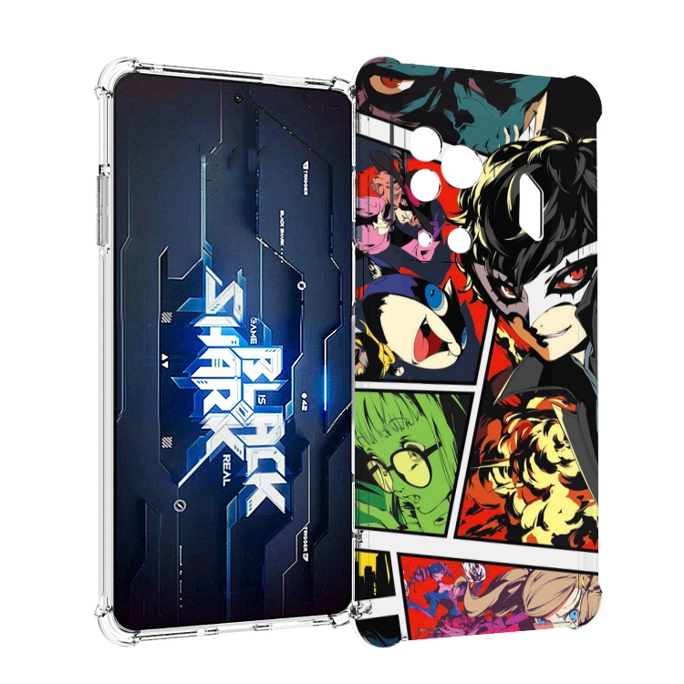 

Чехол MyPads Persona 5 art для Xiaomi Black Shark 5 Pro, Прозрачный, Tocco