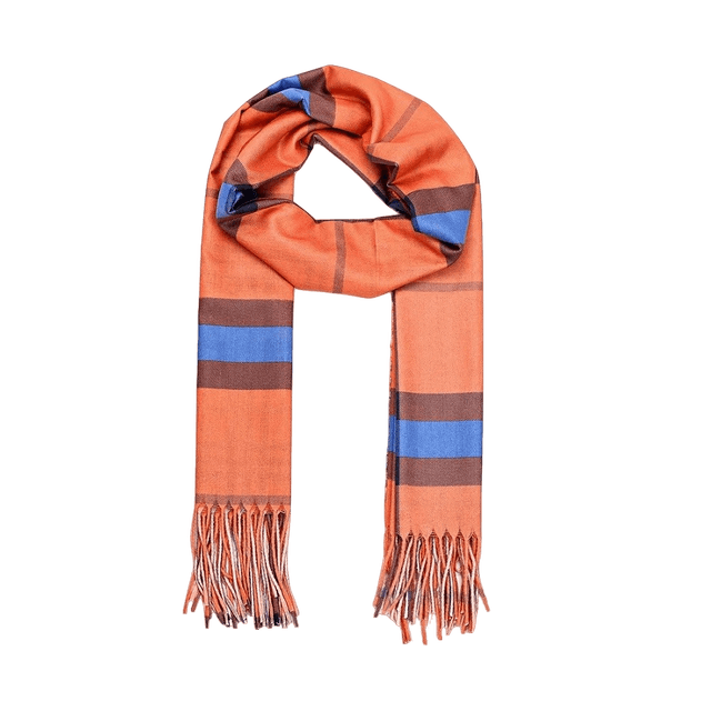 

Шарф женский Rosedena shawlcy2225 оранжевый, 70х180 см, shawlcy2225