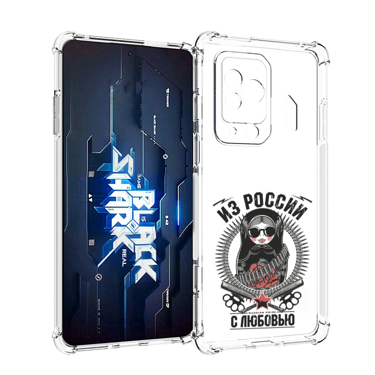 

Чехол MyPads Из России с любовью для Xiaomi Black Shark 5 Pro, Прозрачный, Tocco