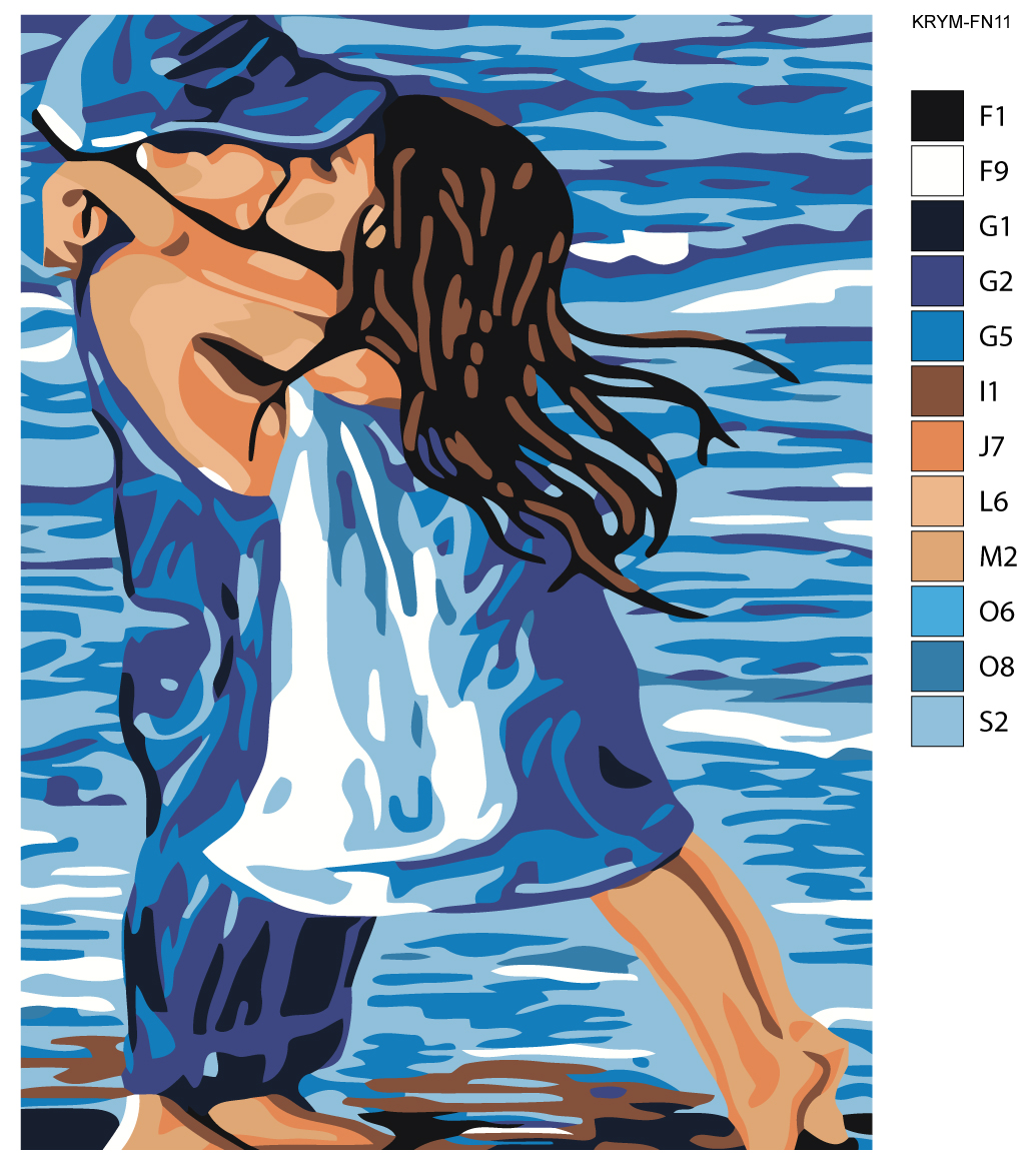 

Картина по номерам, "Живопись по номерам", 45 х 60, KRYM-FN11, KRYM-FN11