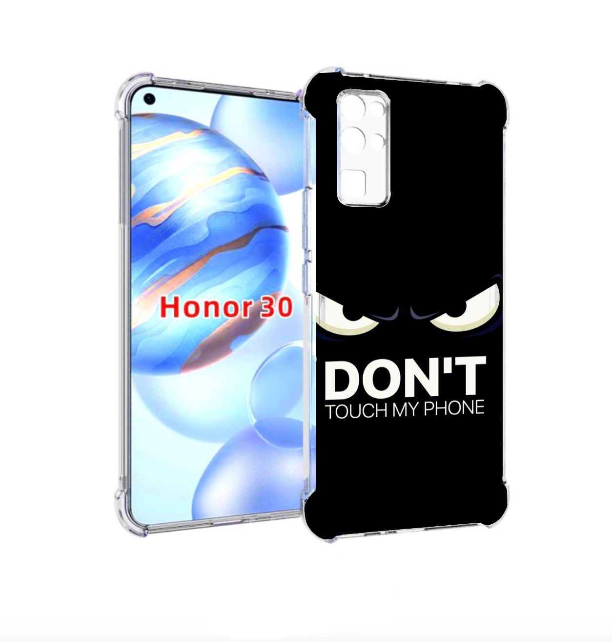 

Чехол бампер MyPads не надо-2 для Honor 30 (BMH-AN10) противоуда, Прозрачный, Tocco