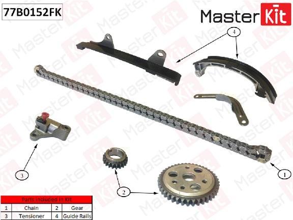 

Ремкомплект ГРМ MASTERKIT 77b0152fk