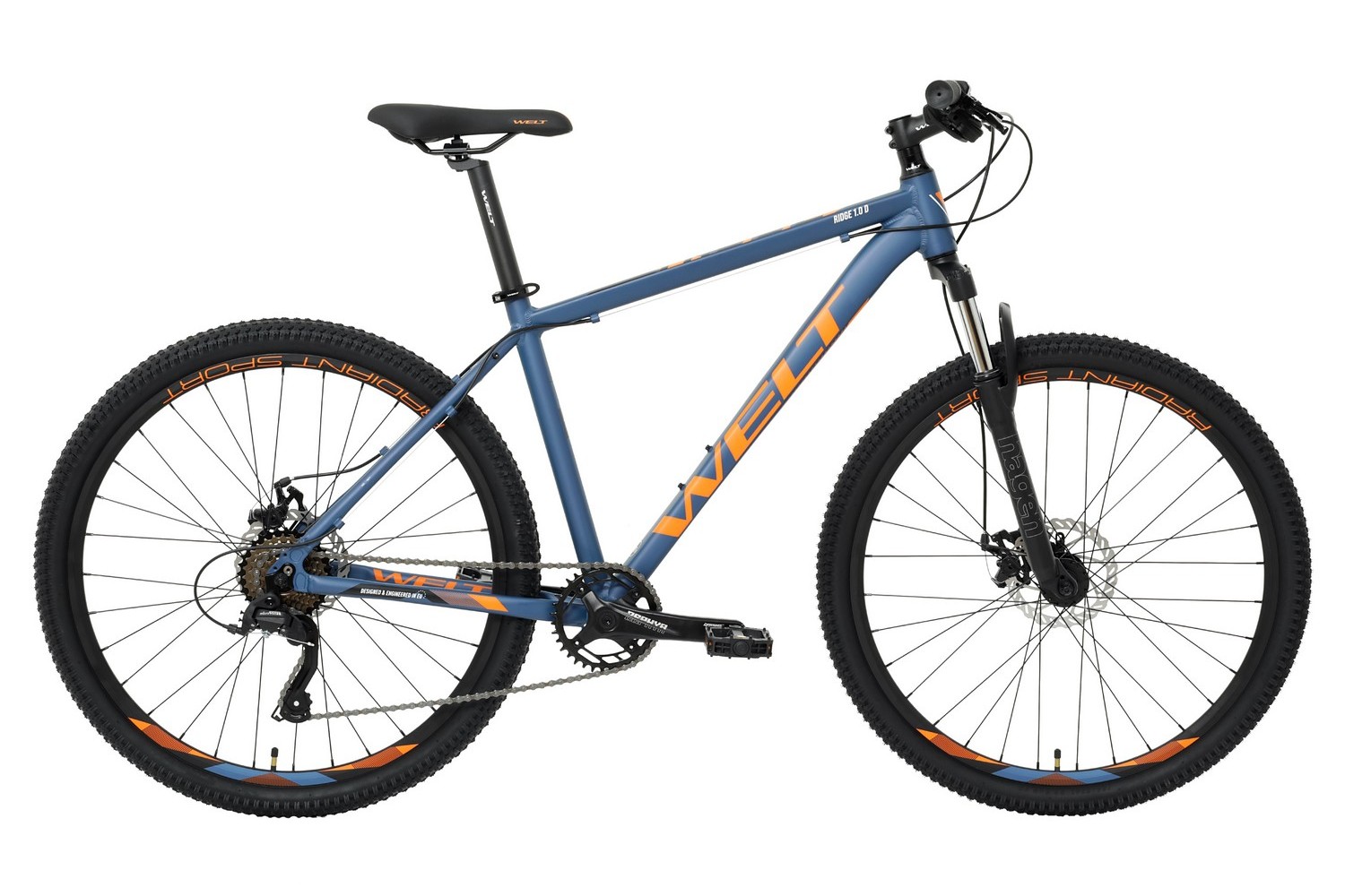 Горный велосипед Welt Ridge 1.0 D 29, год 2023, цвет Синий, ростовка 22