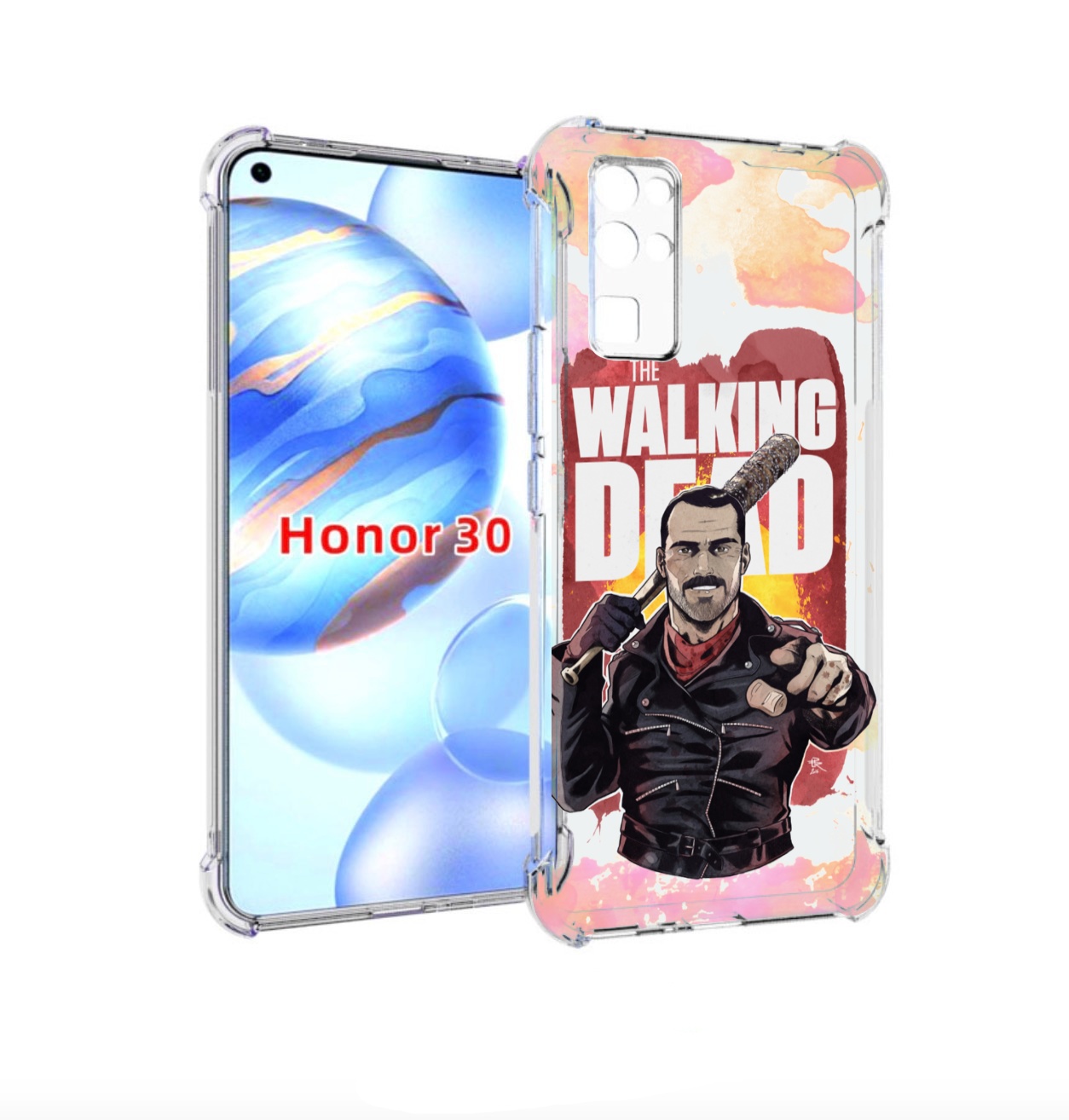 

Чехол бампер MyPads ниган-смит для Honor 30 (BMH-AN10) противоуд, Прозрачный, Tocco