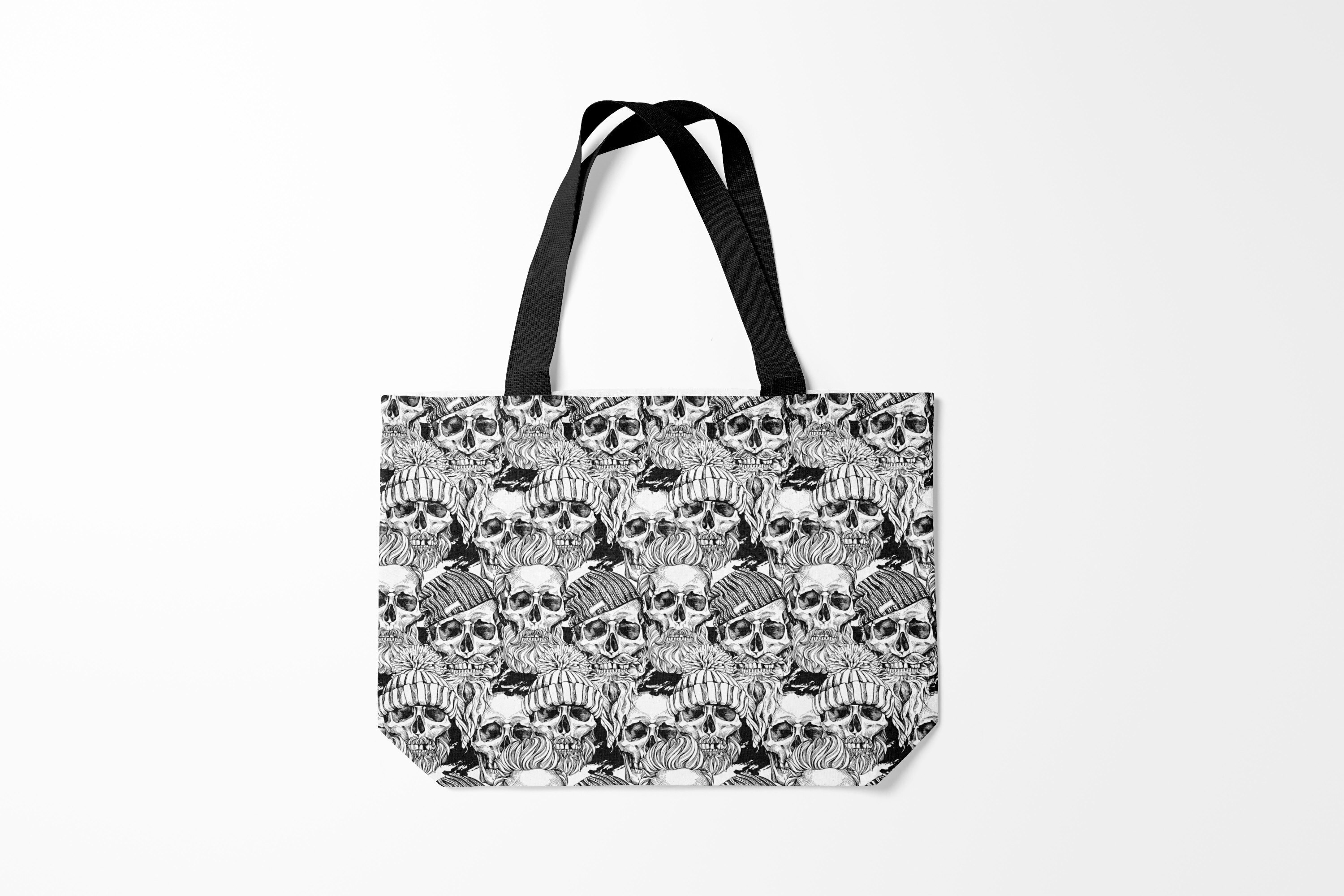 

Сумка шoппер унисекс Burnettie Черепа Sketchy Cat Skull, черный, Черепа Sketchy Cat Skull