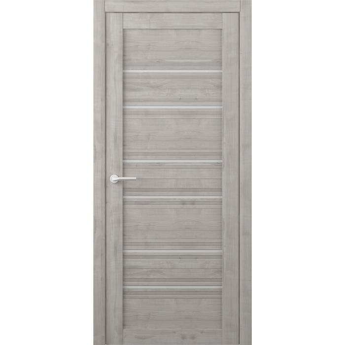 

Дверное полотно Техас, графит, стекло мателюкс, 2000х600