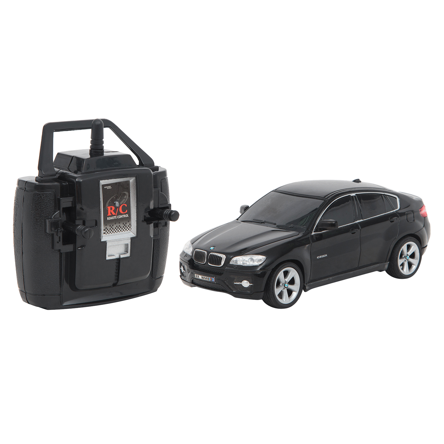 

Машина на радиоуправлении Maxi Car Vip Line BMW X6, 1:28, черный