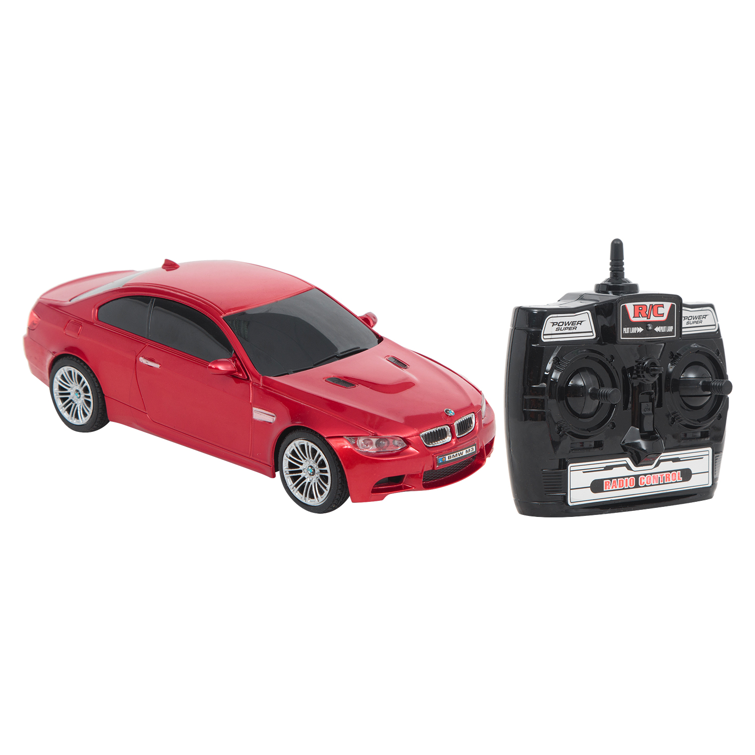 

Машина на радиоуправлении Maxi Car Vip Line BMW M3, 1:28, красный