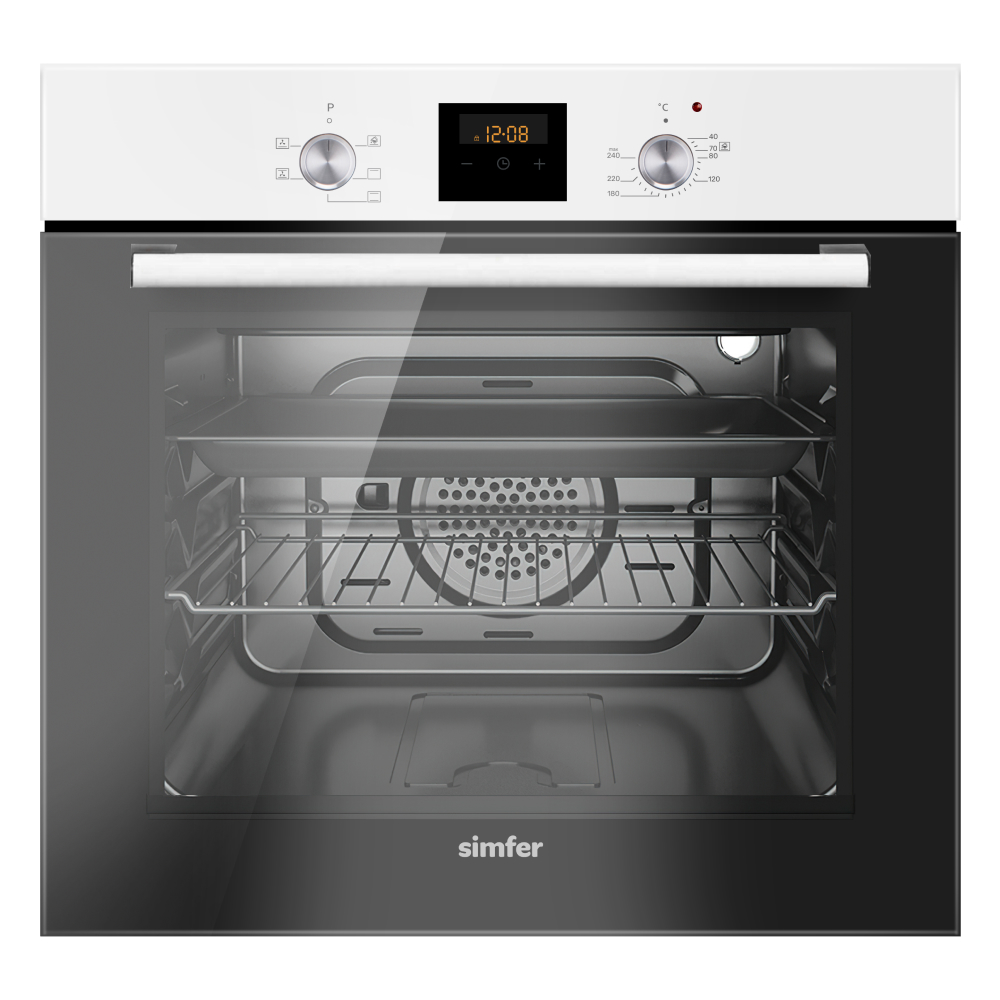 

Встраиваемый электрический духовой шкаф Simfer B6EW56001 white, B6EW56001