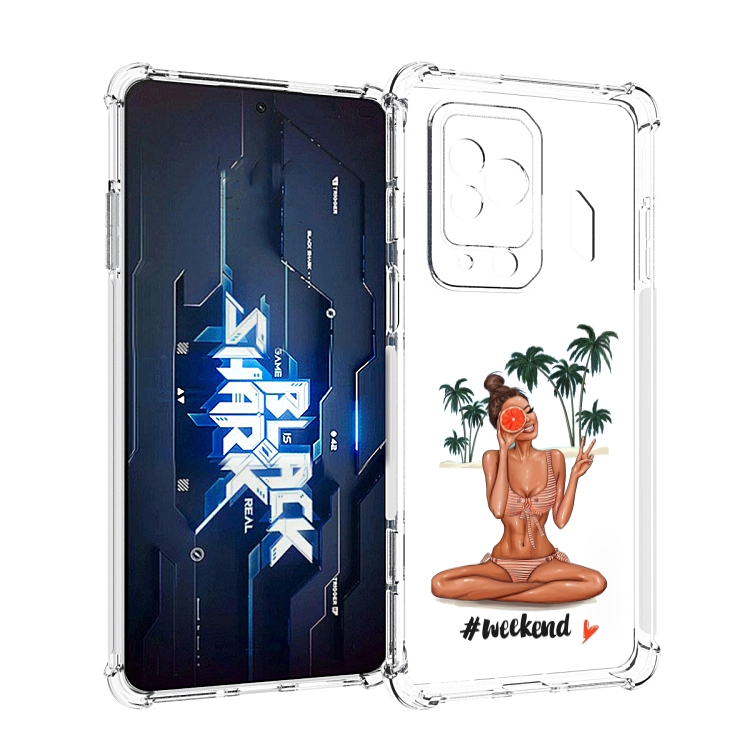 

Чехол MyPads Weekend для Xiaomi Black Shark 5 Pro, Прозрачный, Tocco