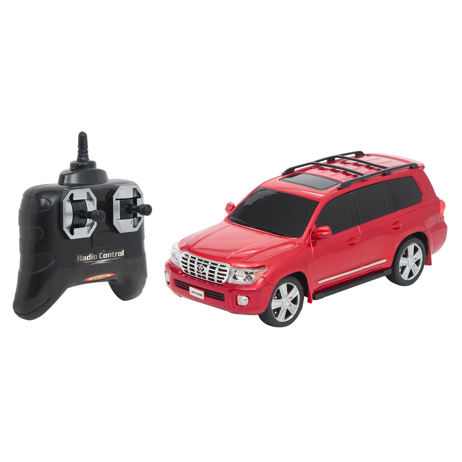 

Машина на радиоуправлении Maxi Car Vip Line Toyota Land Cruser, 1:24, красный