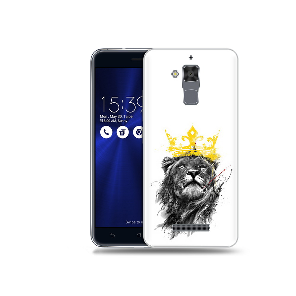 

Чехол MyPads Tocco для Asus ZenFone 3 Max (ZC520TL) король-лев, Прозрачный, Tocco