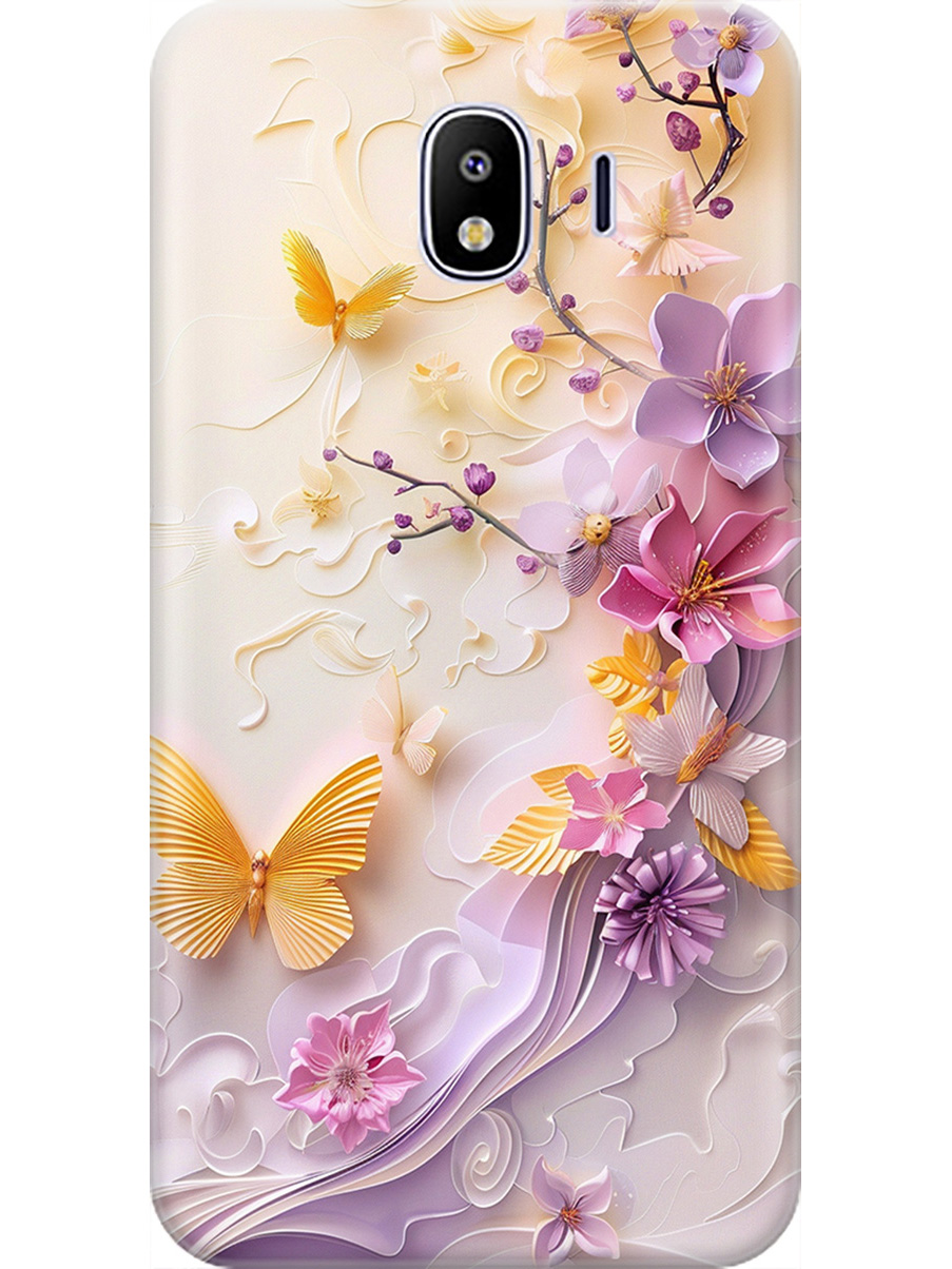 

Силиконовый чехол на Samsung Galaxy J4 (2018) с принтом "Оранжевые бабочки", Прозрачный;белый;оранжевый;фиолетовый, 718358923