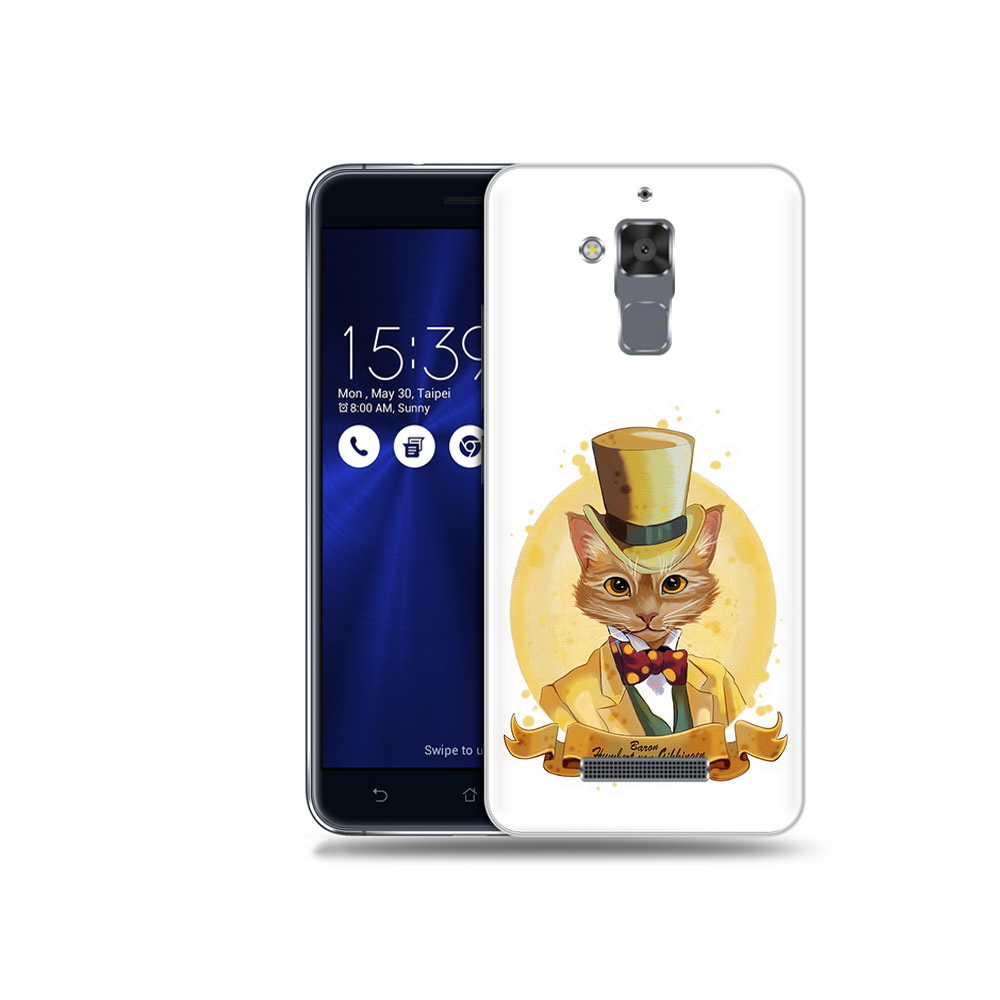 

Чехол MyPads Tocco для Asus ZenFone 3 Max (ZC520TL) кот юрист, Прозрачный, Tocco