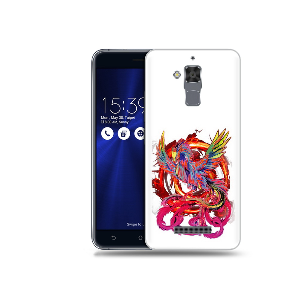 Чехол MyPads Tocco для Asus ZenFone 3 Max ?(ZC520TL) красочный феникс