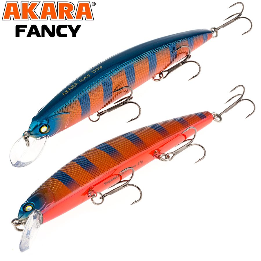 

Воблер Akara Fancy 110SP 17 гр 3/5 oz 4,3 in A212, Разноцветный, Fancy