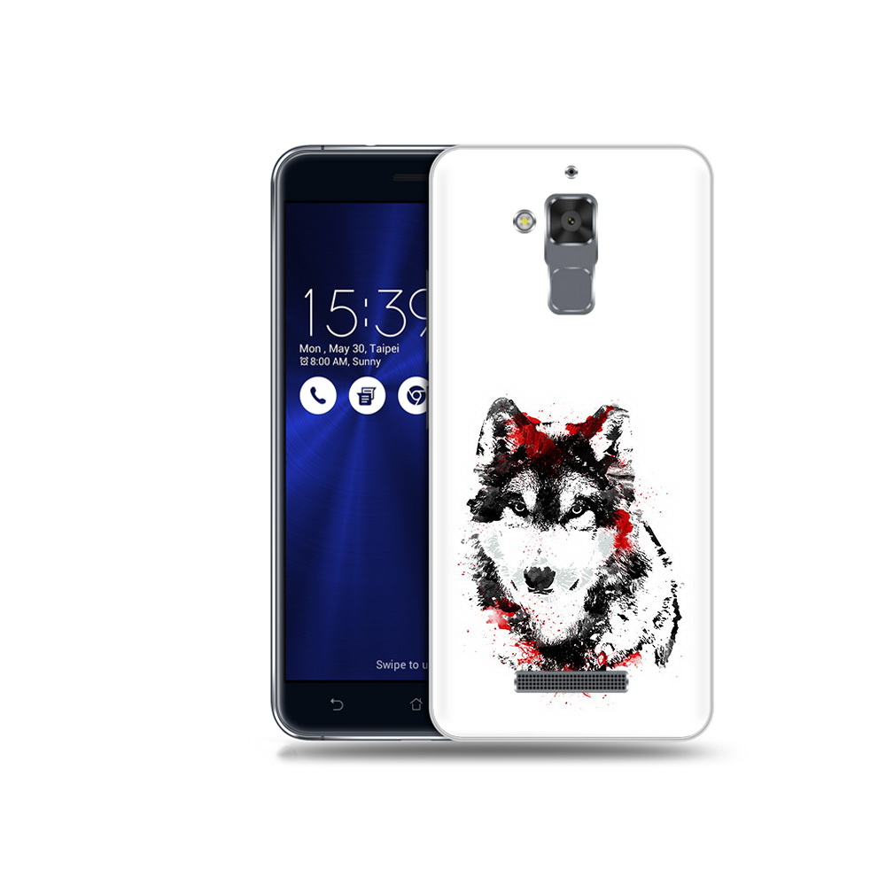 Чехол MyPads Tocco для Asus ZenFone 3 Max ?(ZC520TL) кровавый волк