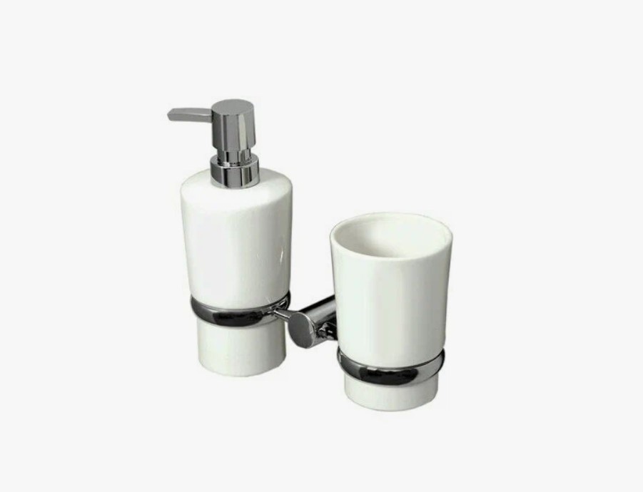 

Держатель стакана и дозатора WasserKRAFT K-28289, Хром