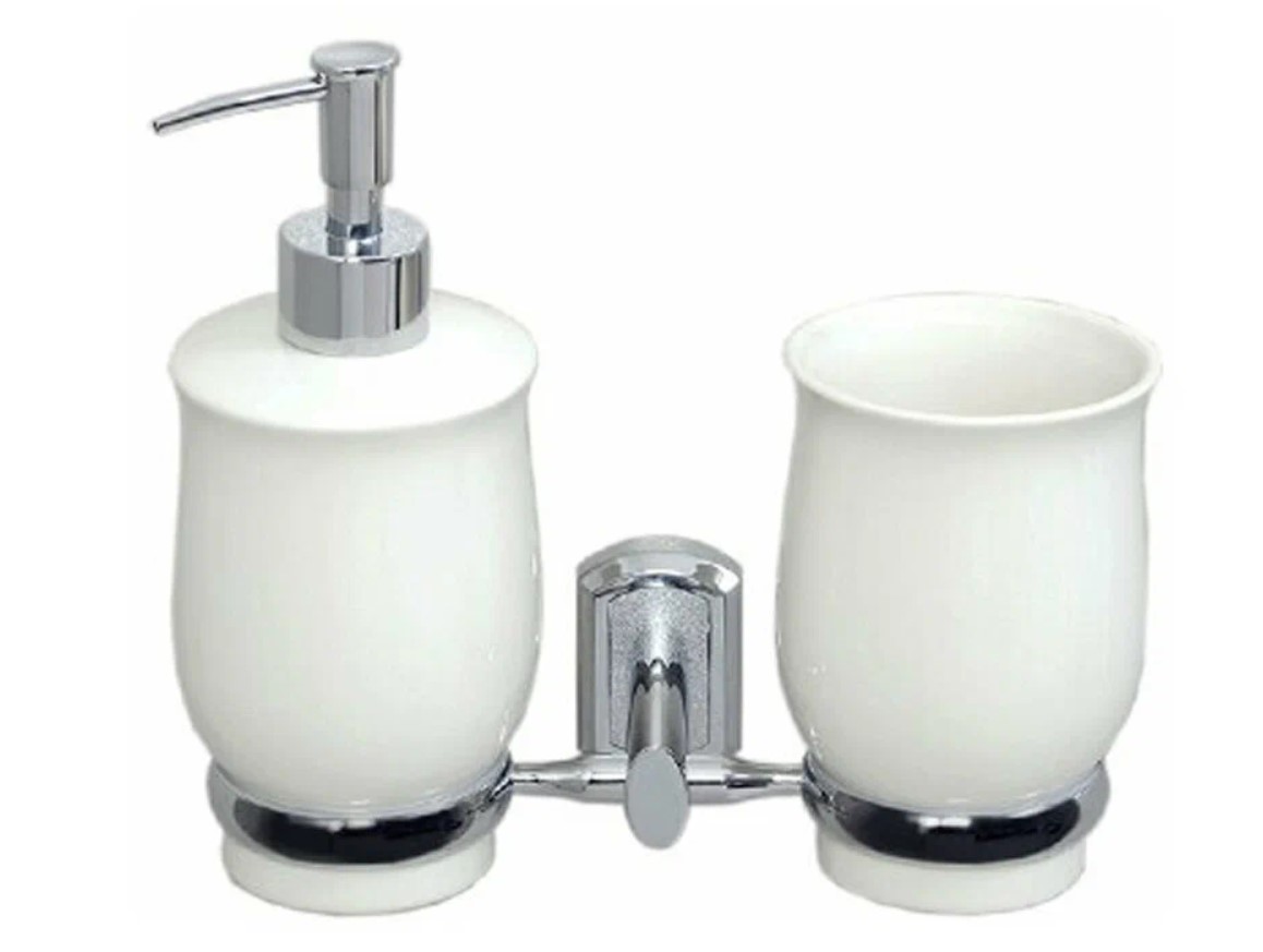 

Держатель стакана и дозатора WasserKRAFT K-24189, Белый