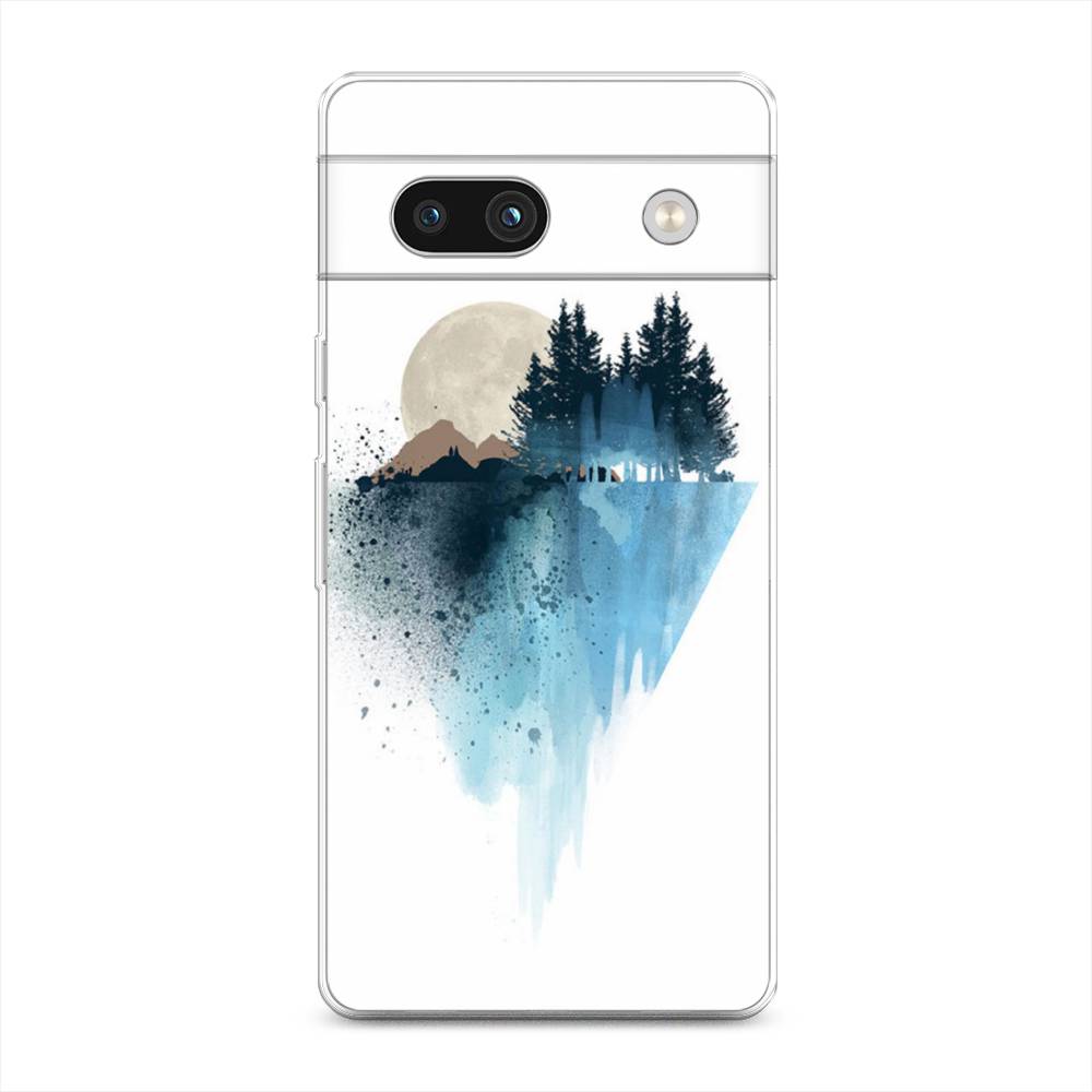 

Чехол Awog на Google Pixel 7A "Горы 5", Голубой, 271450-4