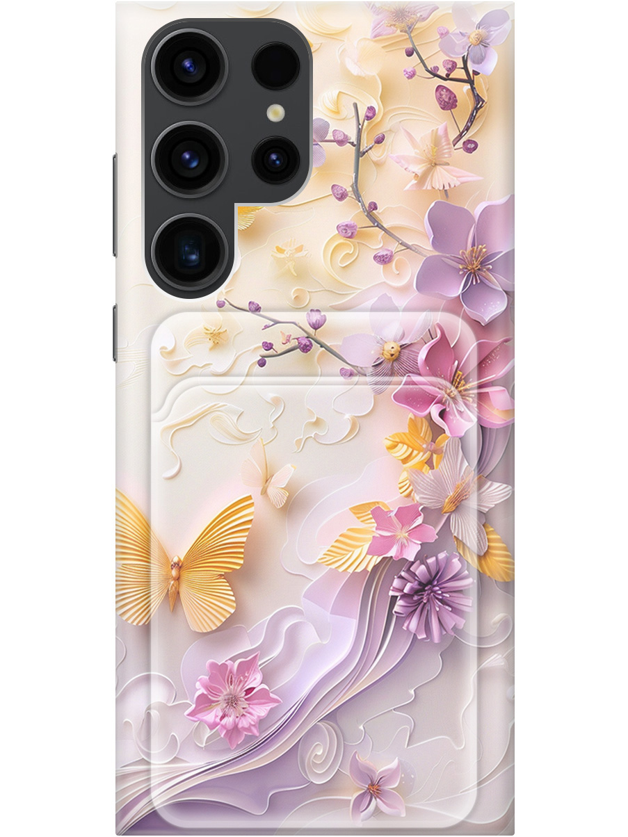 

Силиконовый чехол на Samsung Galaxy S23 Ultra с принтом 805410, Белый;фиолетовый;прозрачный;оранжевый, 767959423