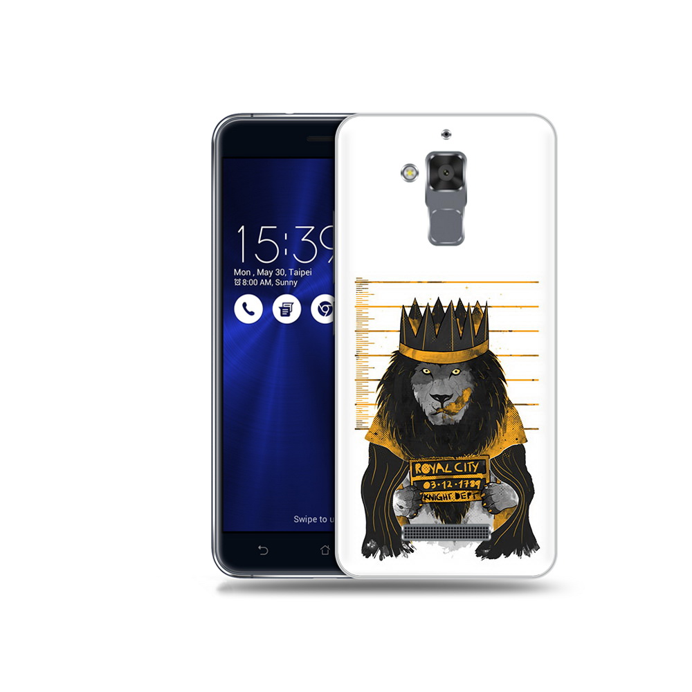 

Чехол MyPads Tocco для Asus ZenFone 3 Max (ZC520TL) лев в законе, Прозрачный, Tocco