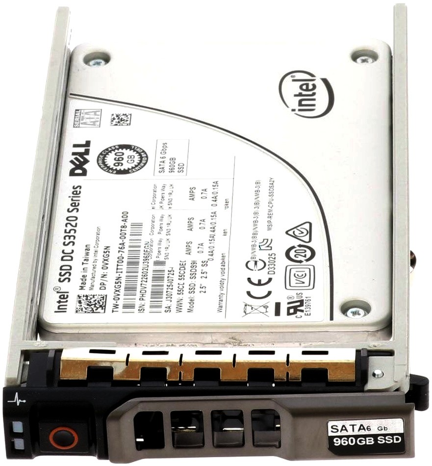 

SSD диск Dell 345-BBDL 960 ГБ, 345-BBDL