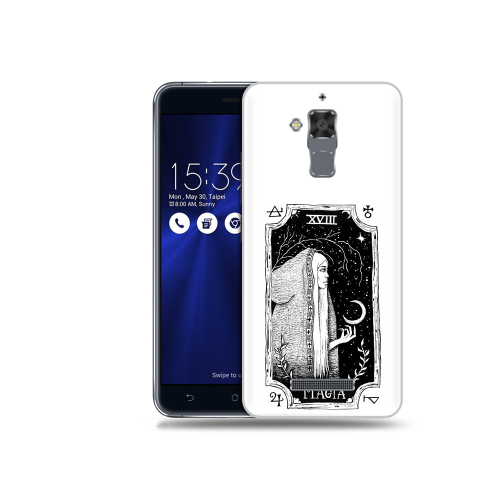 

Чехол MyPads Tocco для Asus ZenFone 3 Max (ZC520TL) лунная магия, Прозрачный, Tocco