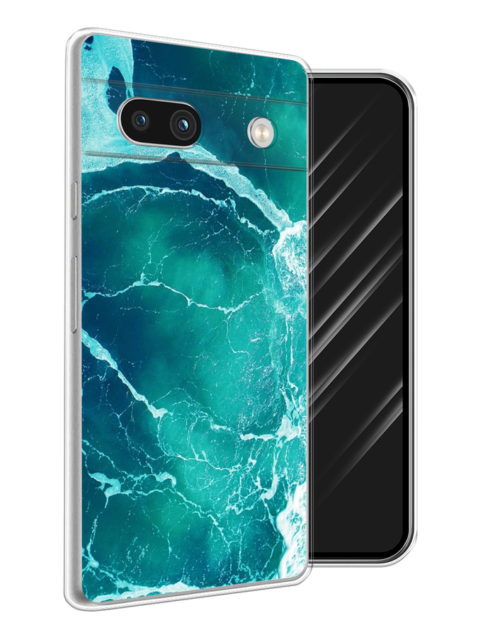

Чехол Awog на Google Pixel 7A "Изумрудный океан", Бирюзовый;синий, 271450-4