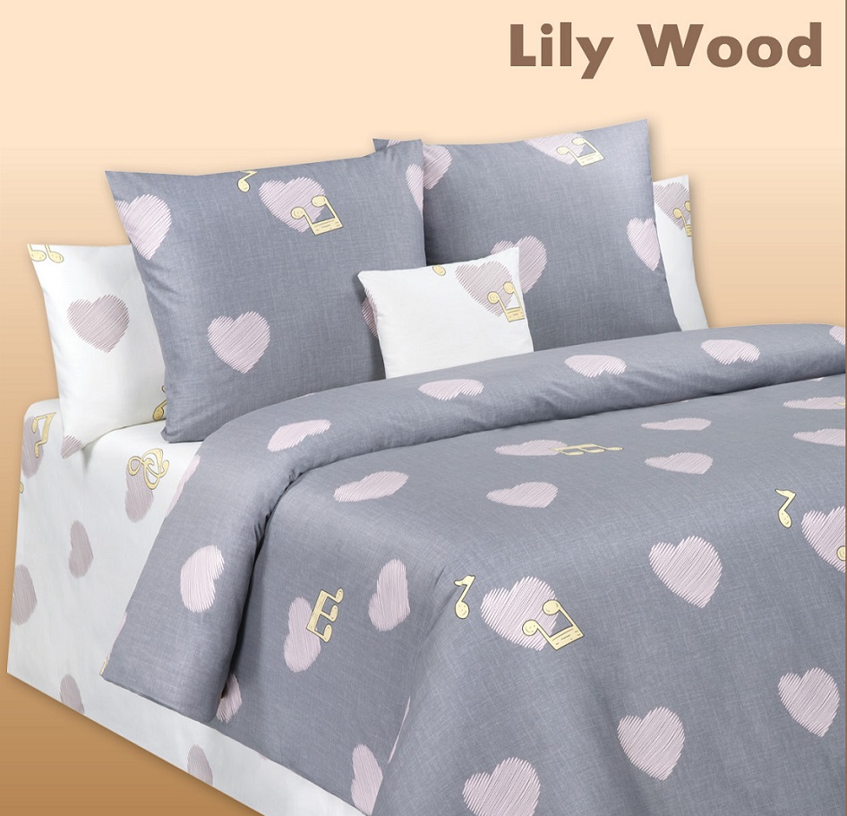 

Постельное белье Cotton Dreams Lily Wood лилу вуд (евро)