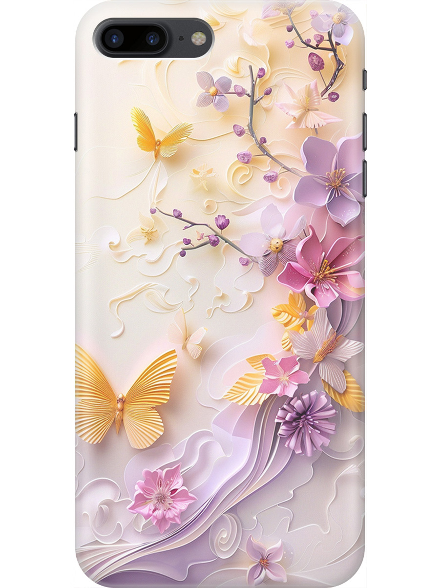 

Силиконовый чехол на Apple iPhone 8 Plus/7 Plus с принтом "Оранжевые бабочки", Прозрачный;белый;оранжевый;фиолетовый, 712479423