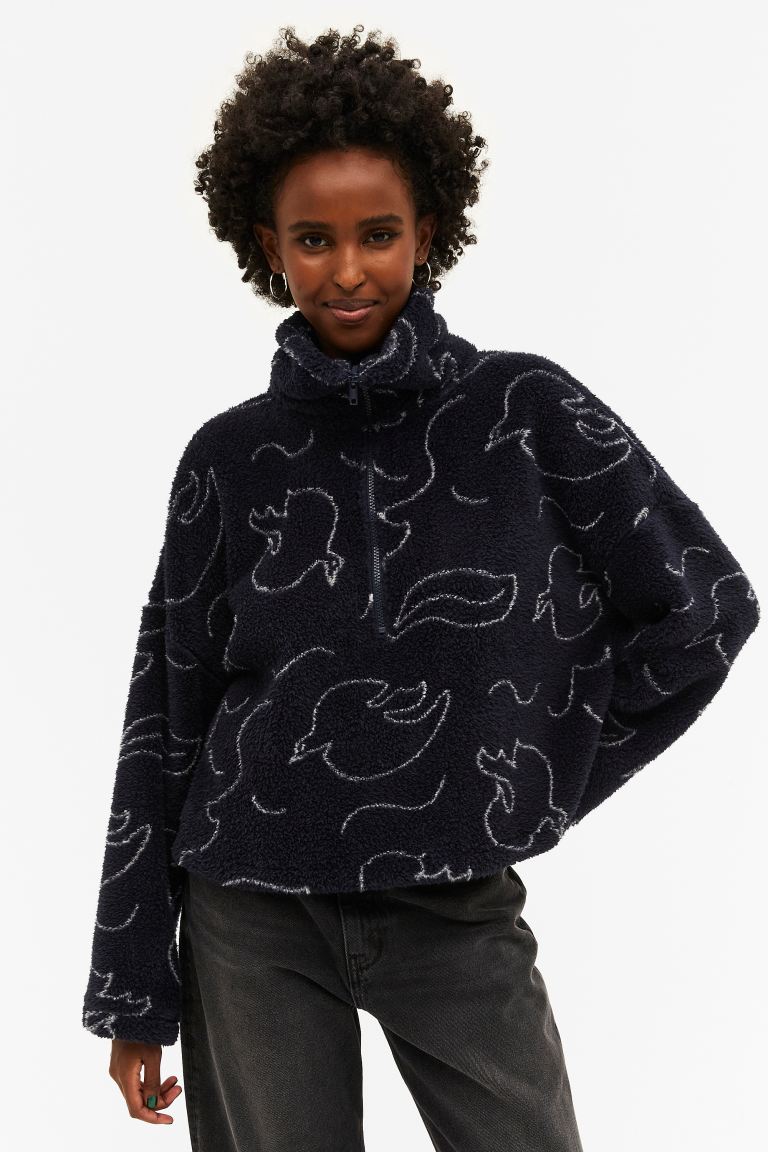 Толстовка женская Monki 1092646016 синяя XL (доставка из-за рубежа)