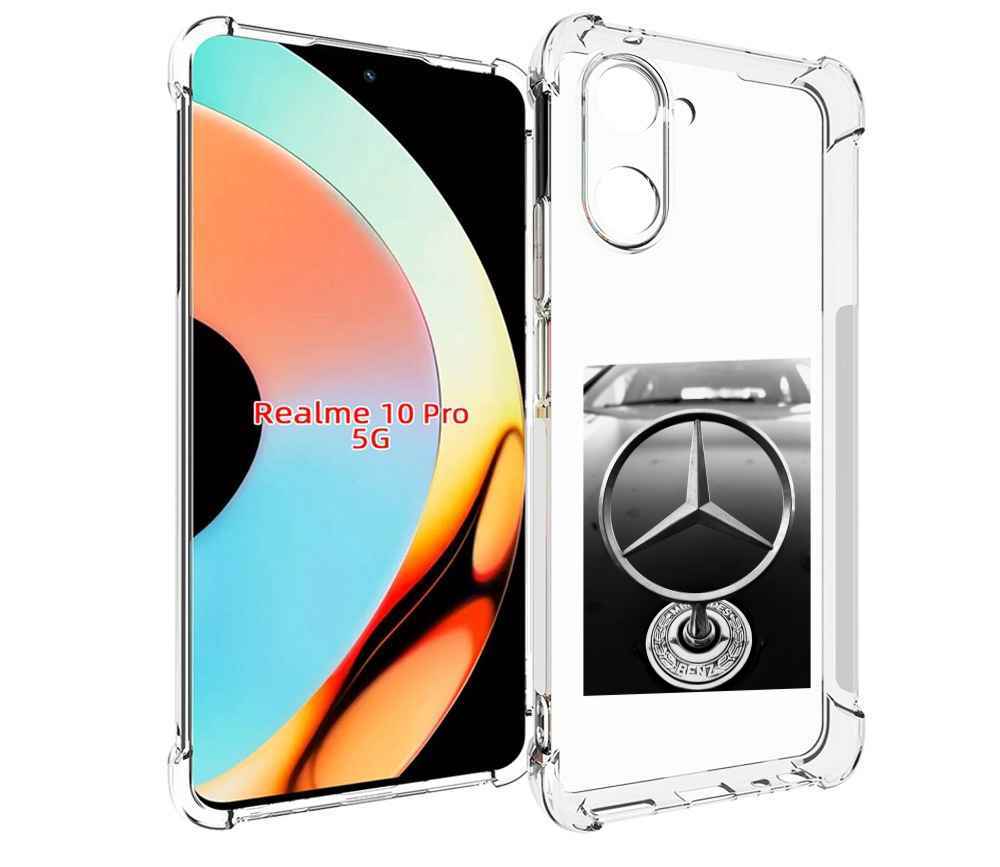 

Чехол бампер MyPads мерседес mercedes 6 мужской для Realme 10 Pr..., Прозрачный, Tocco