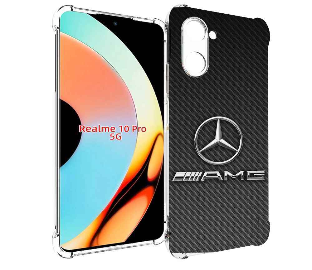 

Чехол бампер MyPads мерседес амг мужской для Realme 10 Pro проти..., Прозрачный, Tocco