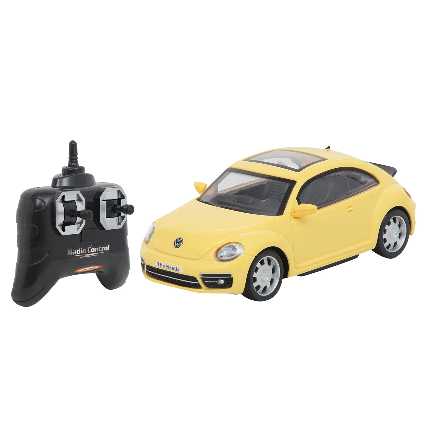 

Машина на радиоуправлении Maxi Car Vip Line Volkswagen the Deetle, 1:24, желтый