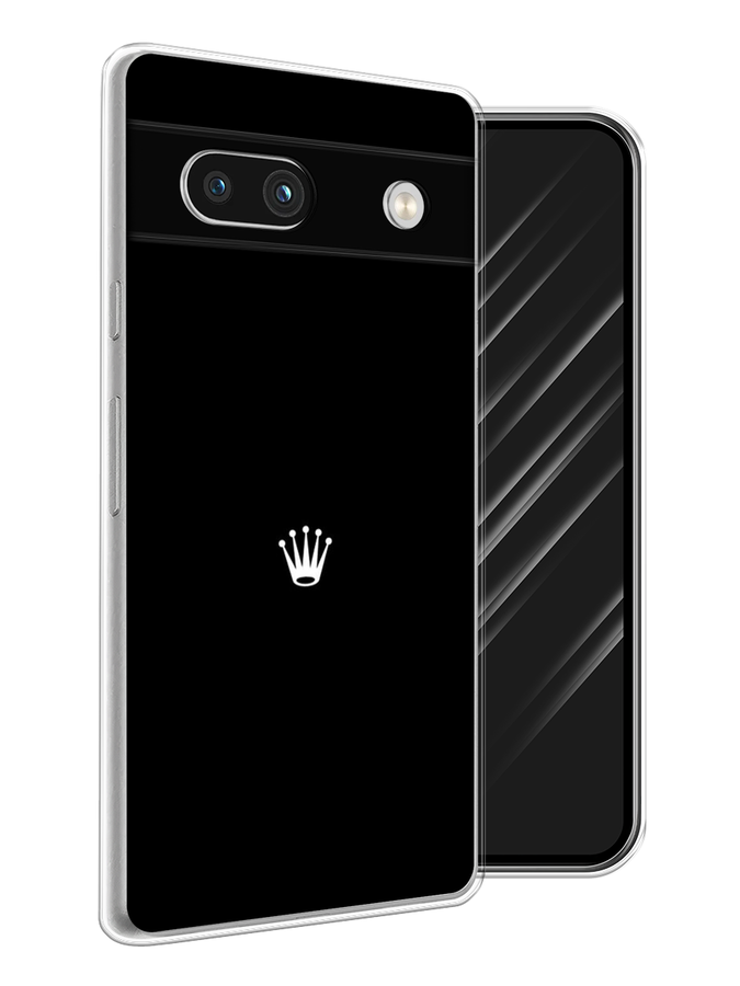 

Чехол Awog на Google Pixel 7A "Белая корона на черном фоне", Черный, 271450-7