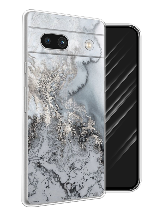 

Чехол Awog на Google Pixel 7A "Морозная лавина серая", Серый;серебристый, 271450-3