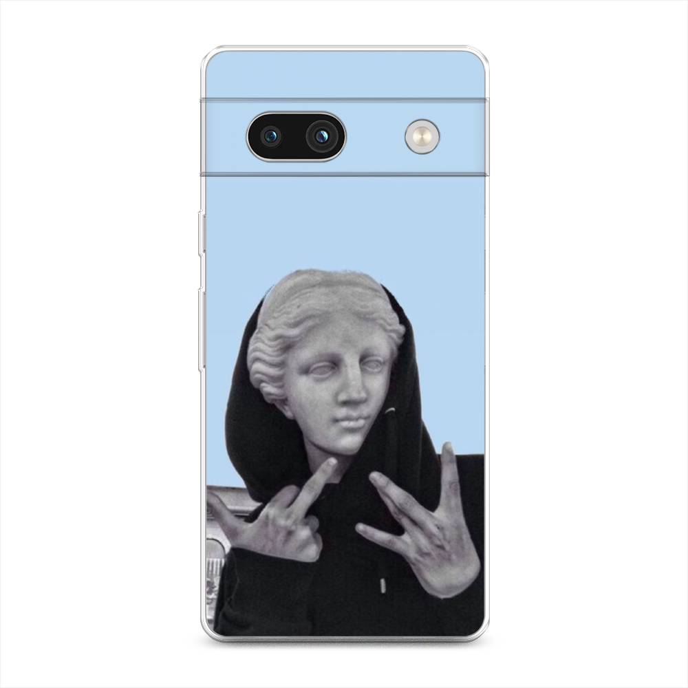

Чехол Awog на Google Pixel 7A "SWAG статуя", Голубой, 271450-9