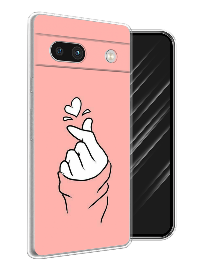 

Чехол Awog на Google Pixel 7A "Любовь-щелк", Оранжевый, 271450-7