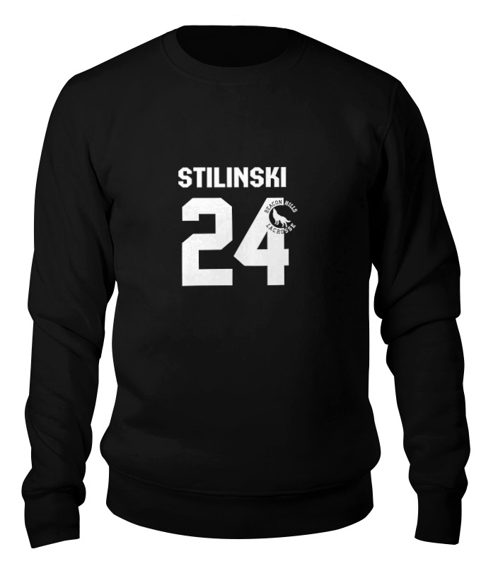 

Свитшот унисекс Printio Stilinski 24 черный M, Stilinski 24