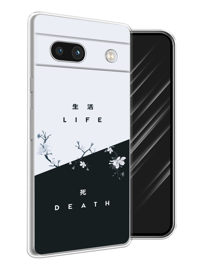 

Чехол Awog на Google Pixel 7A "Life and death", Черный;серый, 271450-7