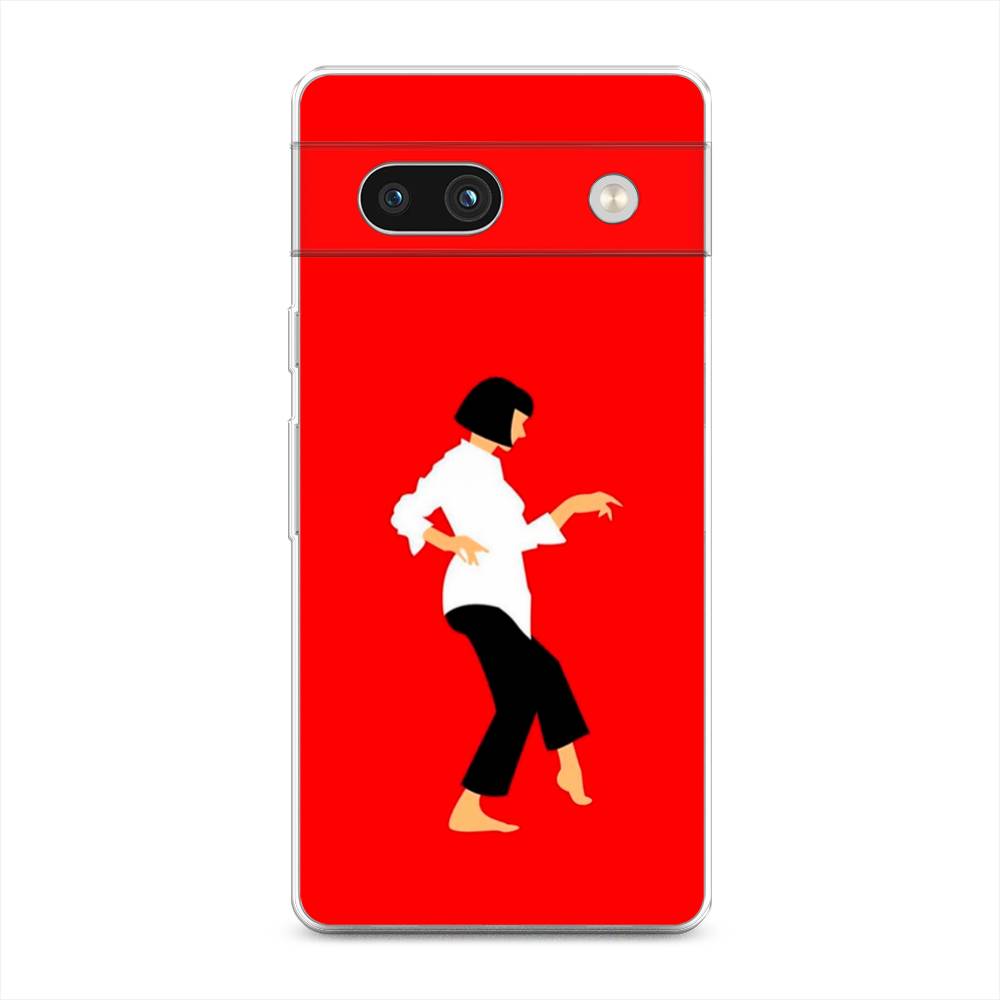 

Чехол Awog на Google Pixel 7A "Криминальное чтиво 1", Красный;белый;черный, 271450-7