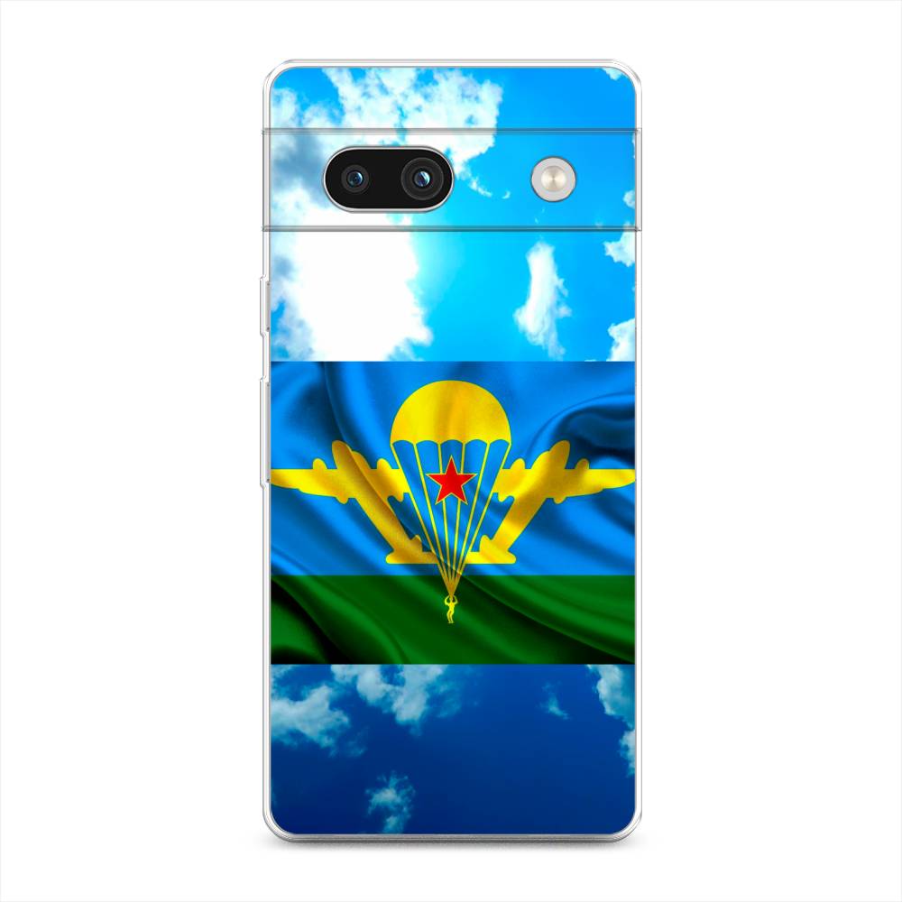 

Чехол Awog на Google Pixel 7A "ВДВ флаг в небесах", Синий;зеленый;желтый, 271450-5